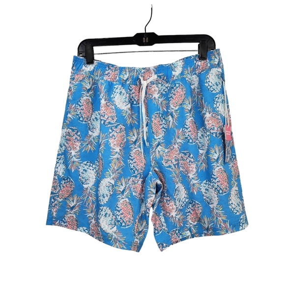 Departwest Men's Pineapple Stretch Lined Swim Short  - S - Picture 2 of 9